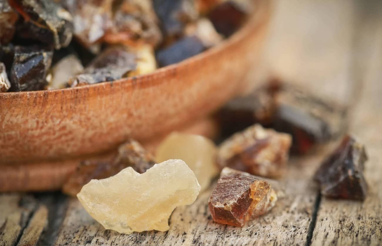 Myrrh Resins used in perfumery